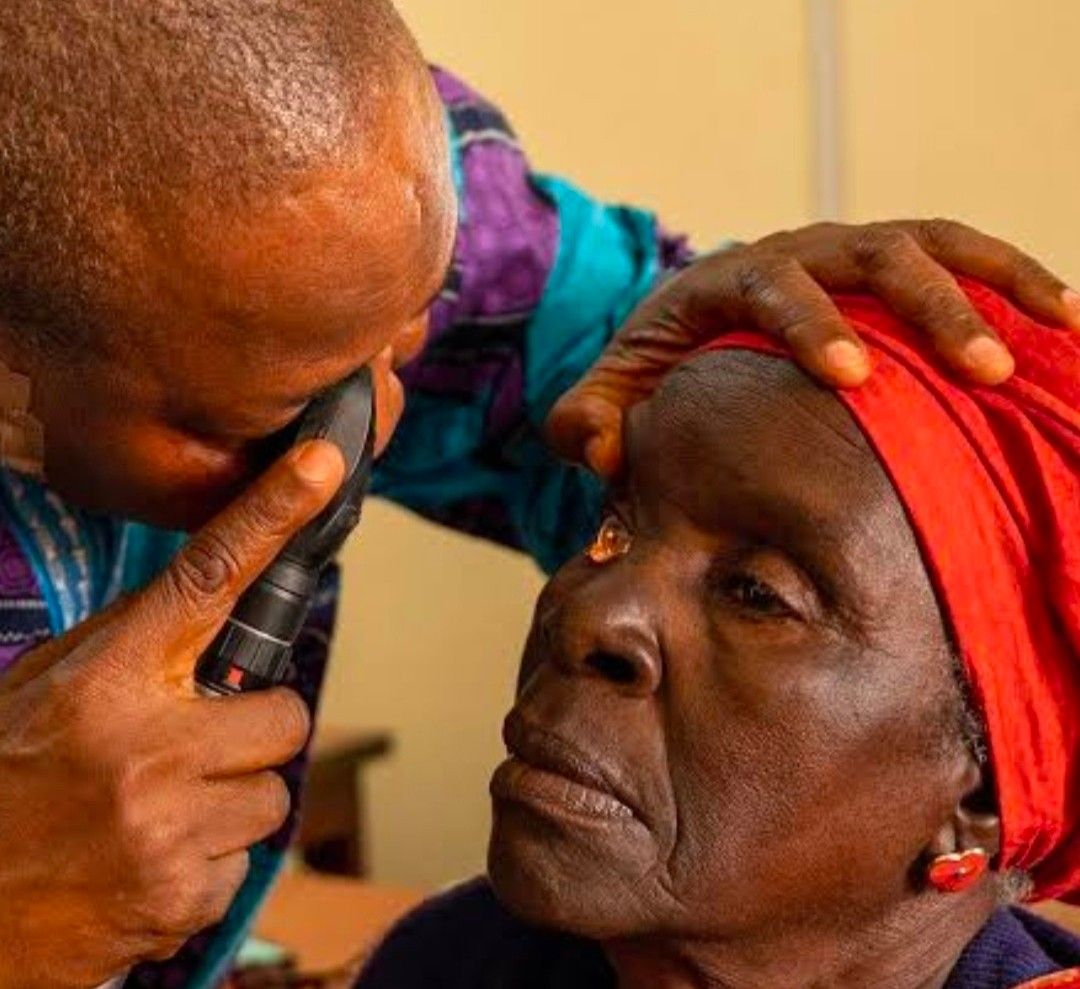 Real Nigerian eye examination