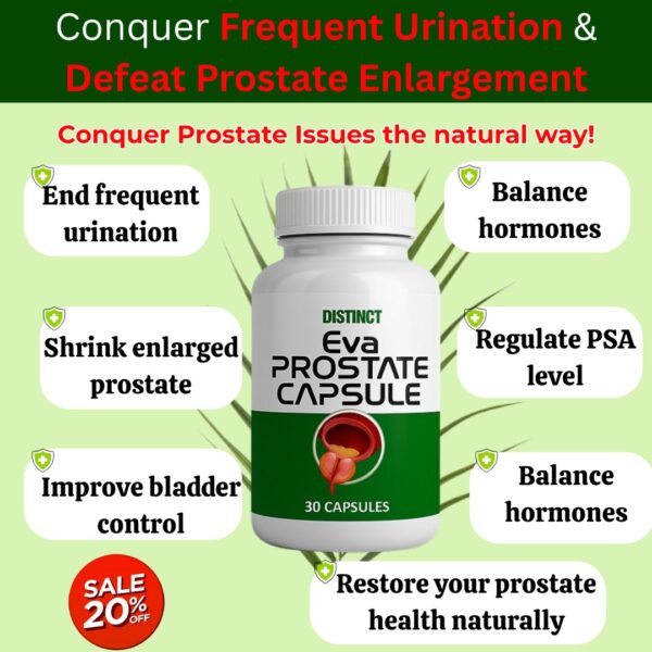 Eva Prostate Shrinker Capsule - Natural BPH Relief